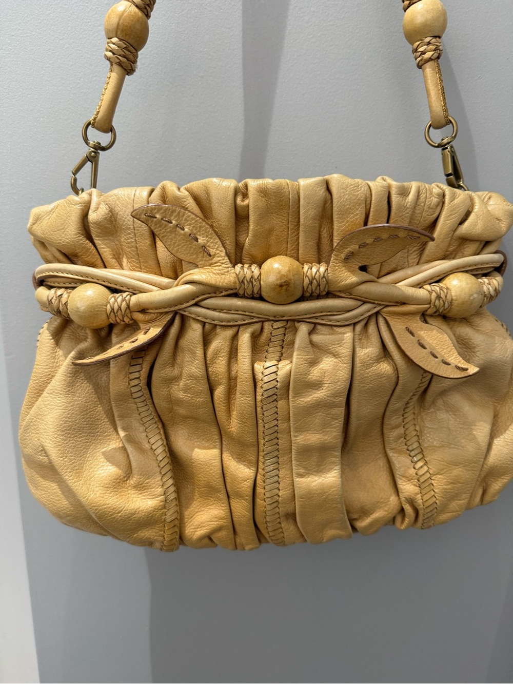 Lockheart Leather Shoulder Bag with Tassel Details - Picture 5 of 8